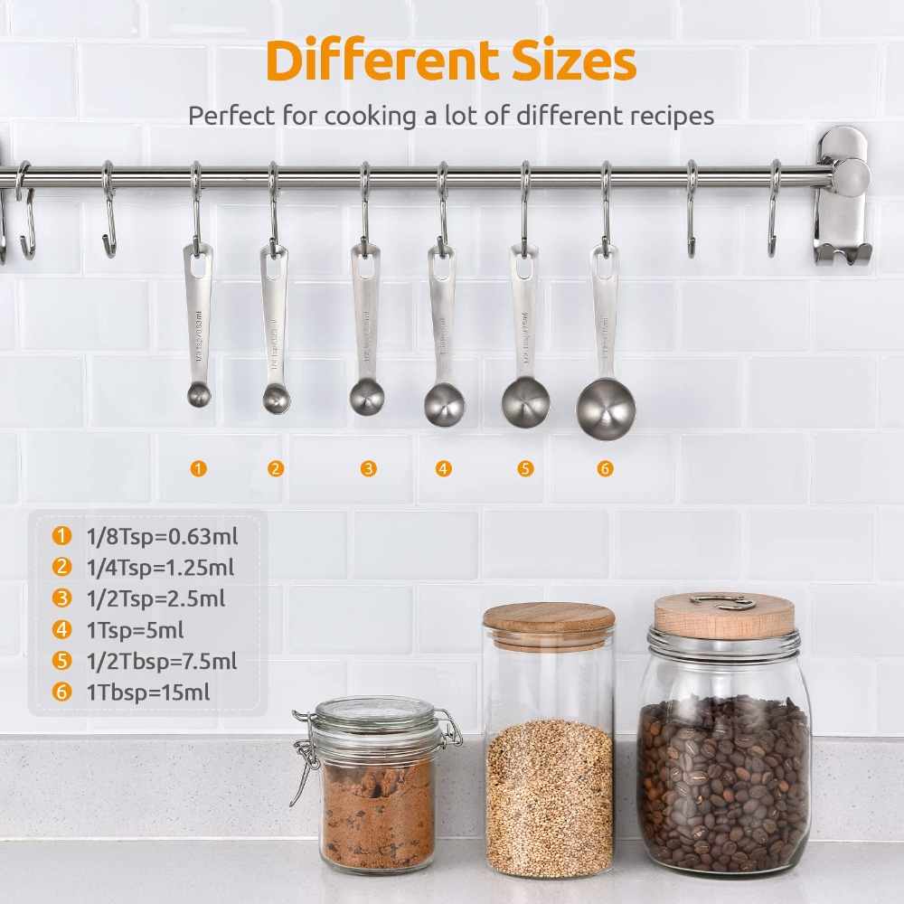 6pcs/set Food-grade Stainless  - огляд і ціна Home Cooking Set