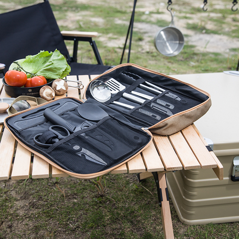 8pcs Camping Kitchen Cookware  - огляд і ціна Home Cooking Set