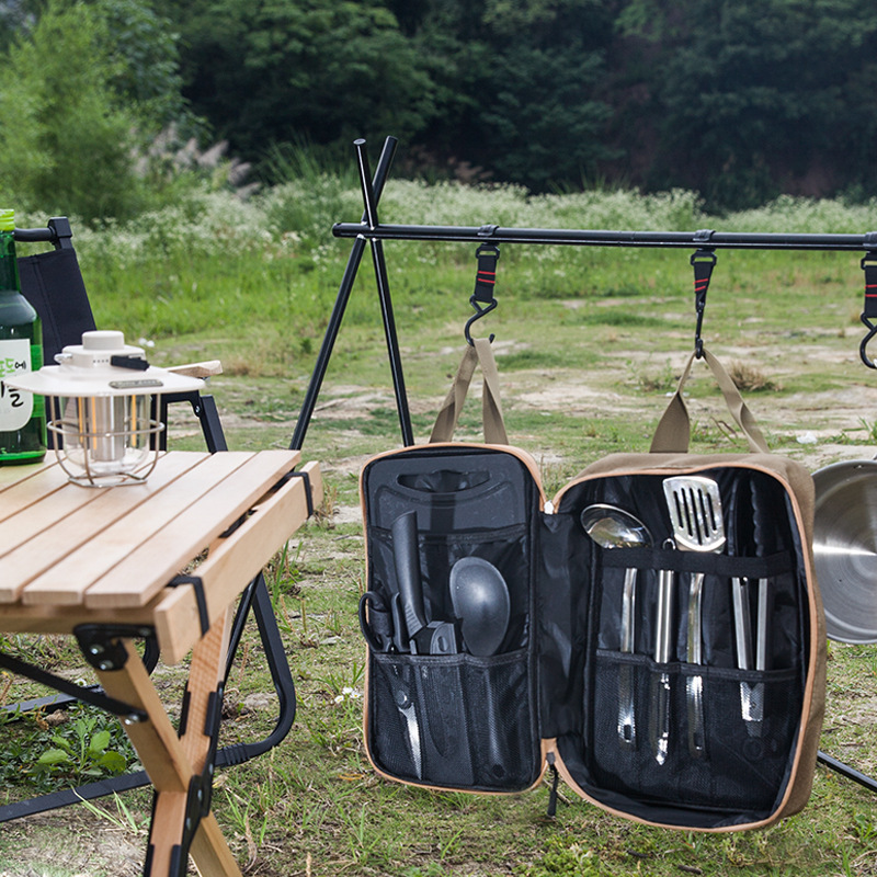 8pcs Camping Kitchen Cookware  - огляд і ціна Home Cooking Set