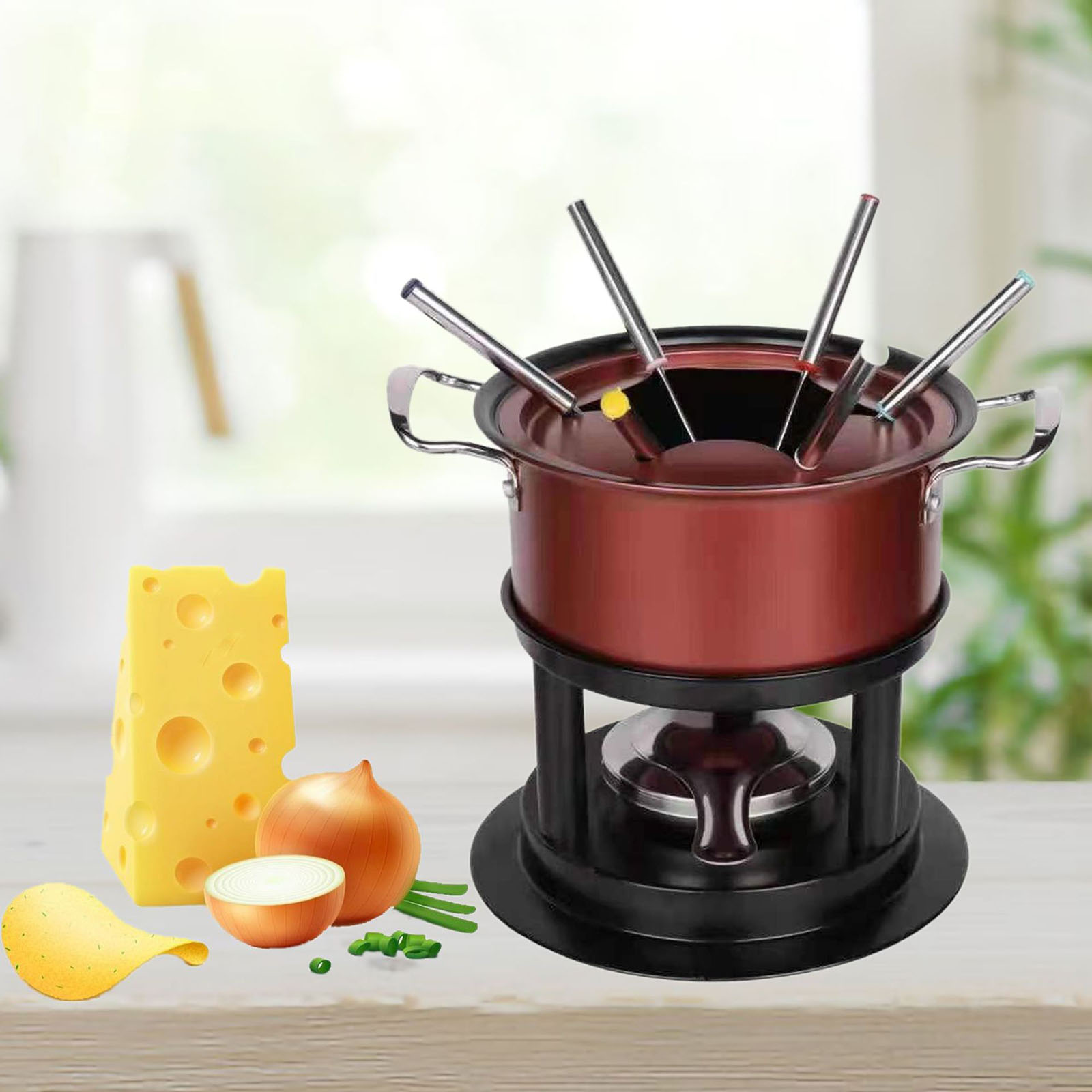 Fondue Pot Set Chocolate Butte - огляд і ціна Home Cooking Set
