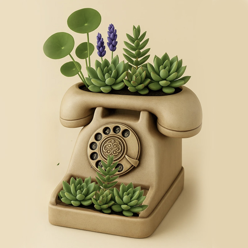 3D Vintage Rotary Telephone Su - огляд і ціна Tagine Clay Pot