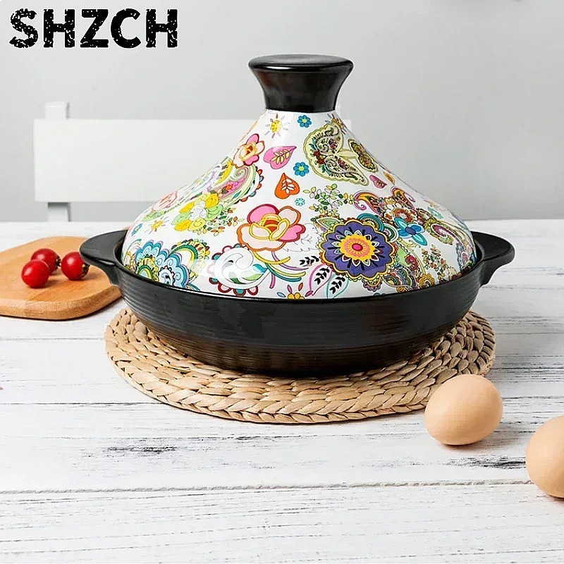 2L Ceramic Tagine Clay Pot Ste - огляд і ціна Tagine Clay Pot