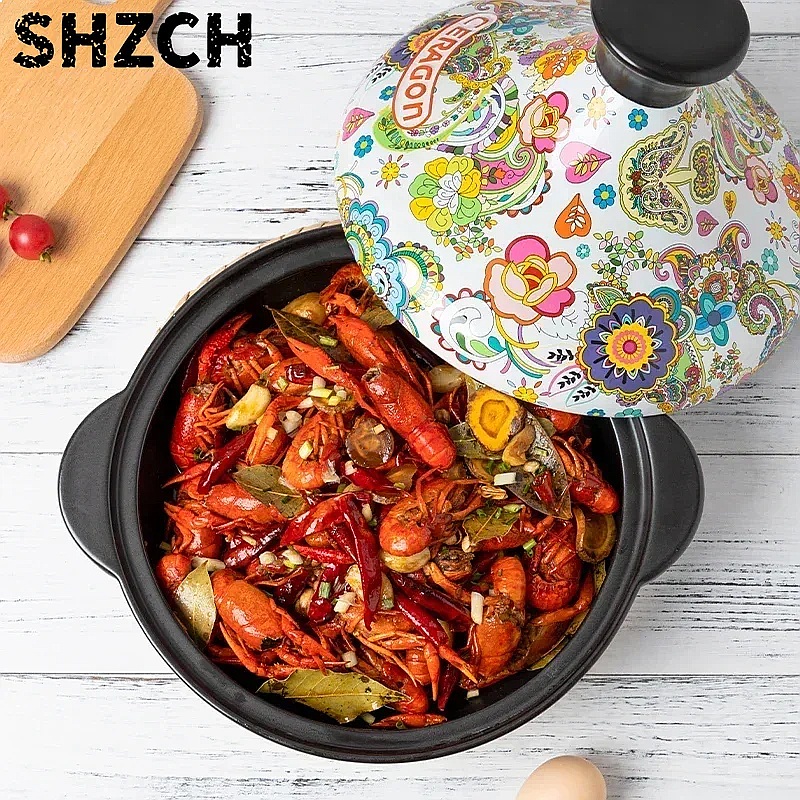 2L Ceramic Tagine Clay Pot Ste - огляд і ціна Tagine Clay Pot