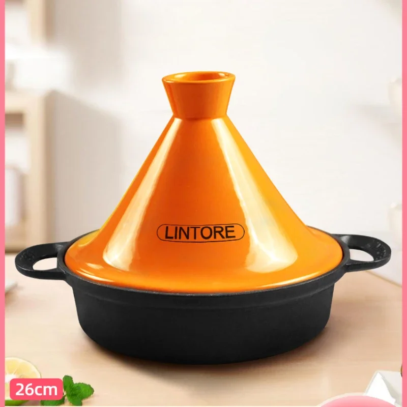 26cm Moroccan Cast Iron Pot Hi - огляд і ціна Tagine Clay Pot